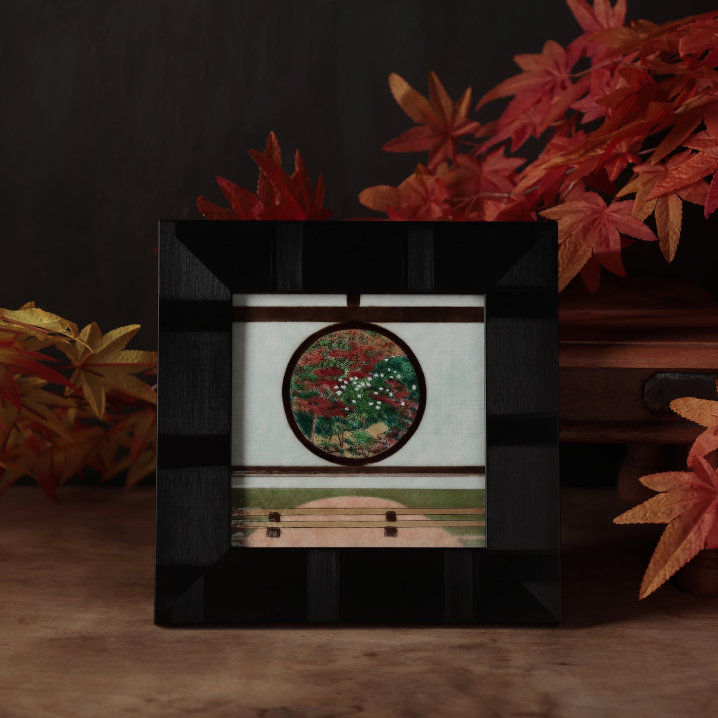 源光庵 悟りの窓(紅葉)
