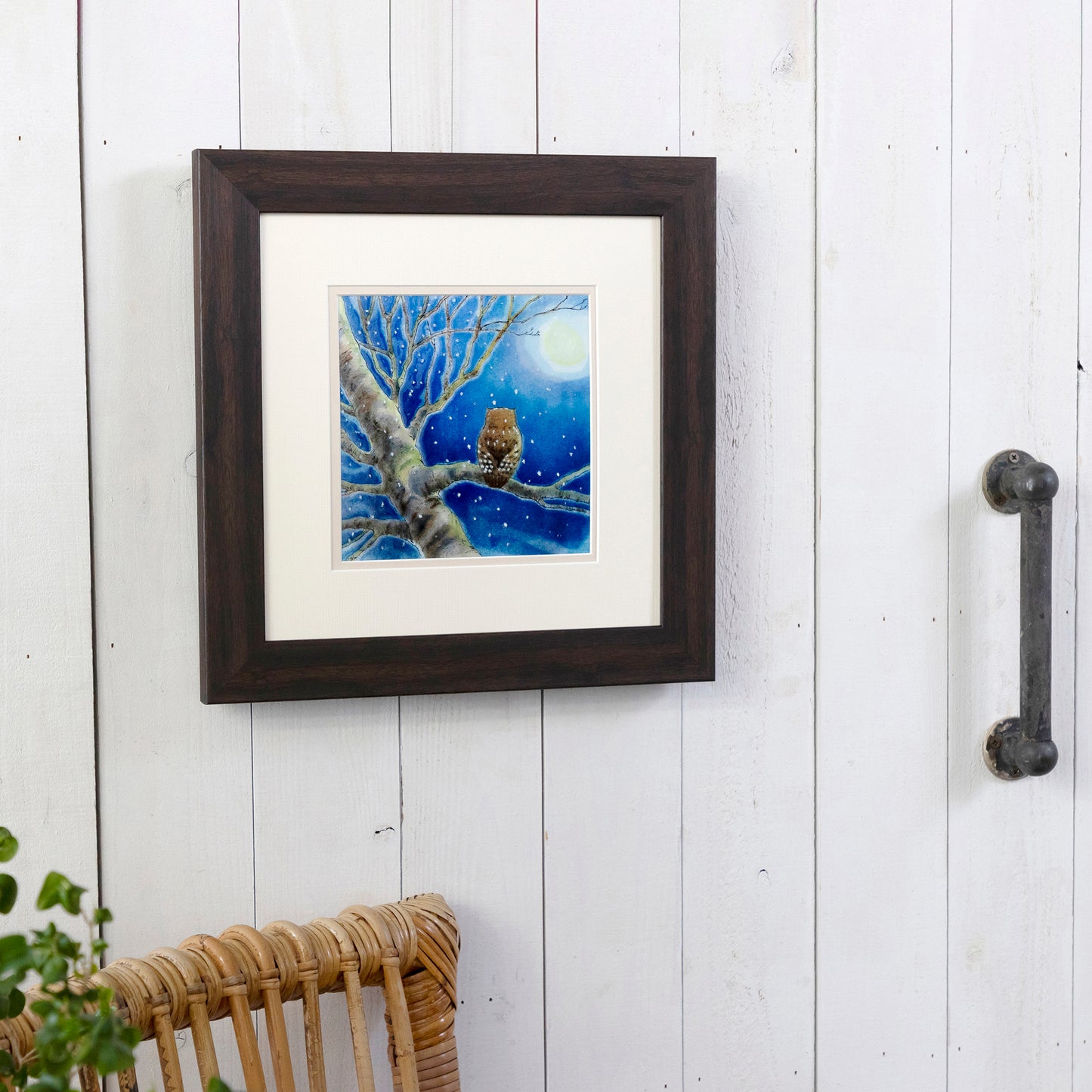 月見るふくろう