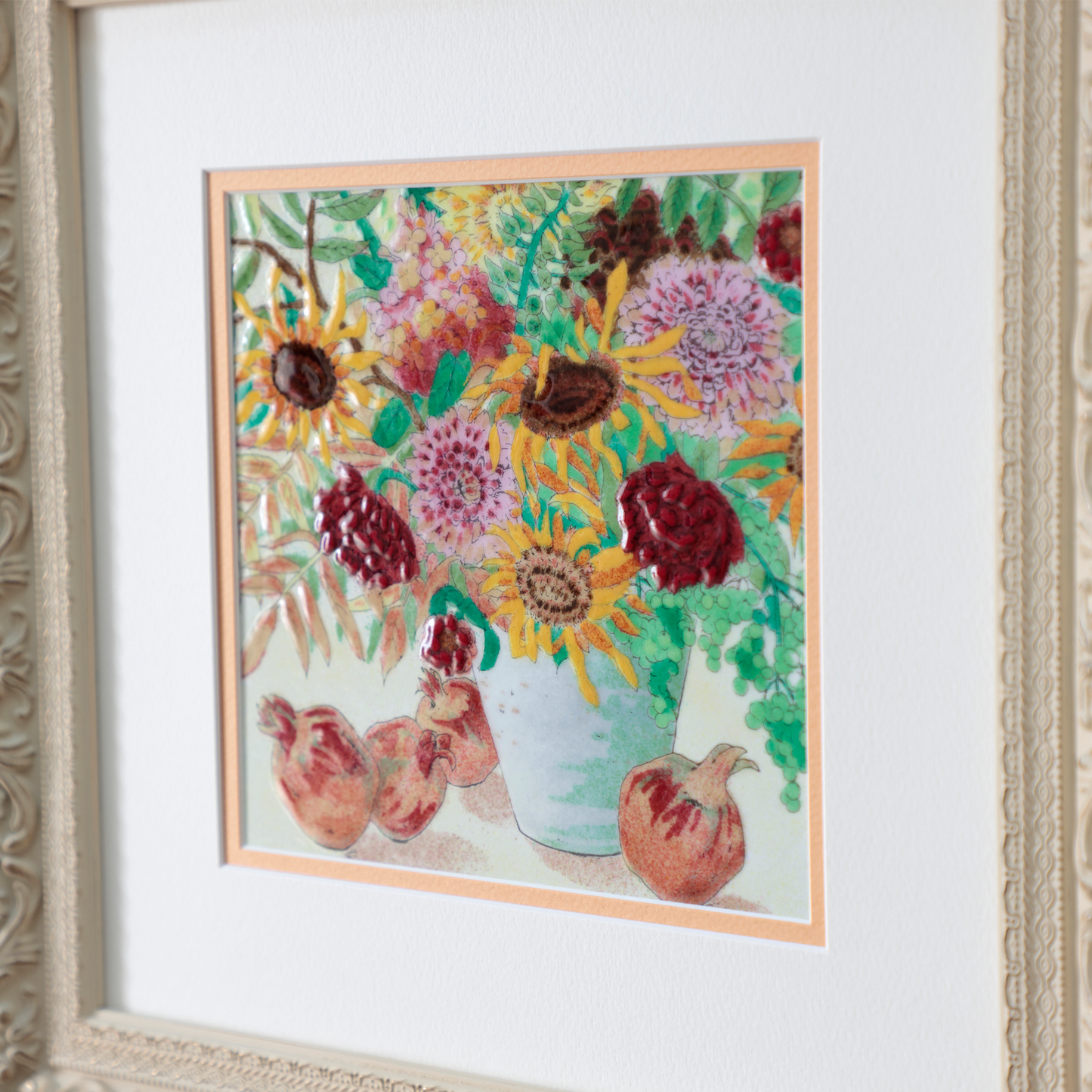 ひまわりとざくろ