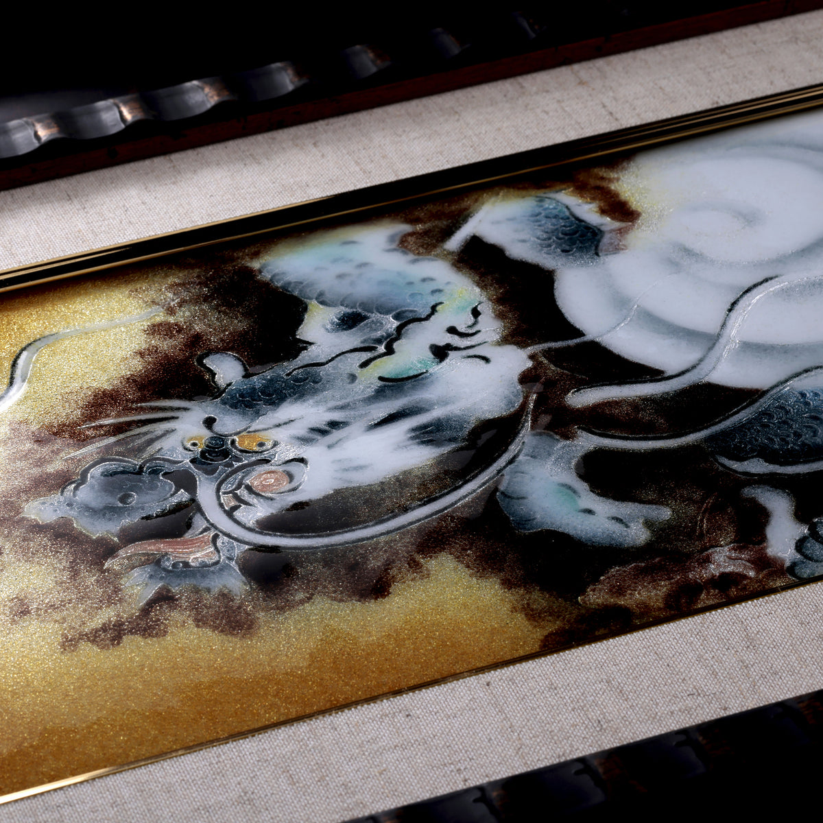 雲龍図 – 【京都・宇治】七宝焼絵画制作工房｜七彩工房