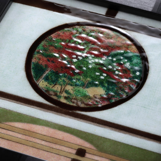 源光庵 悟りの窓（紅葉）