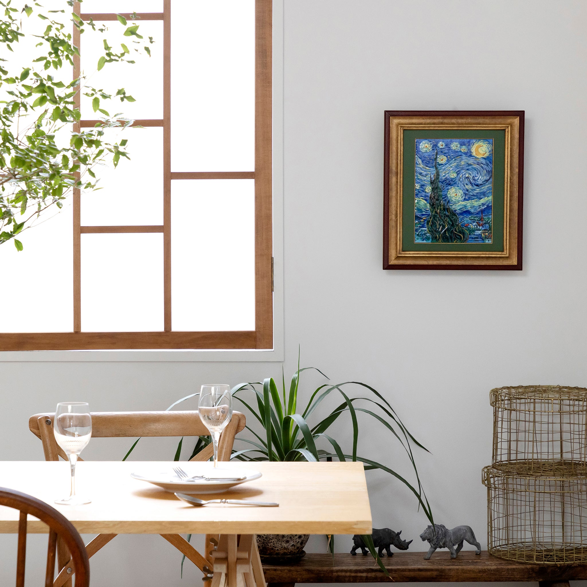 星月夜 – 【京都・宇治】七宝焼絵画制作工房｜七彩工房