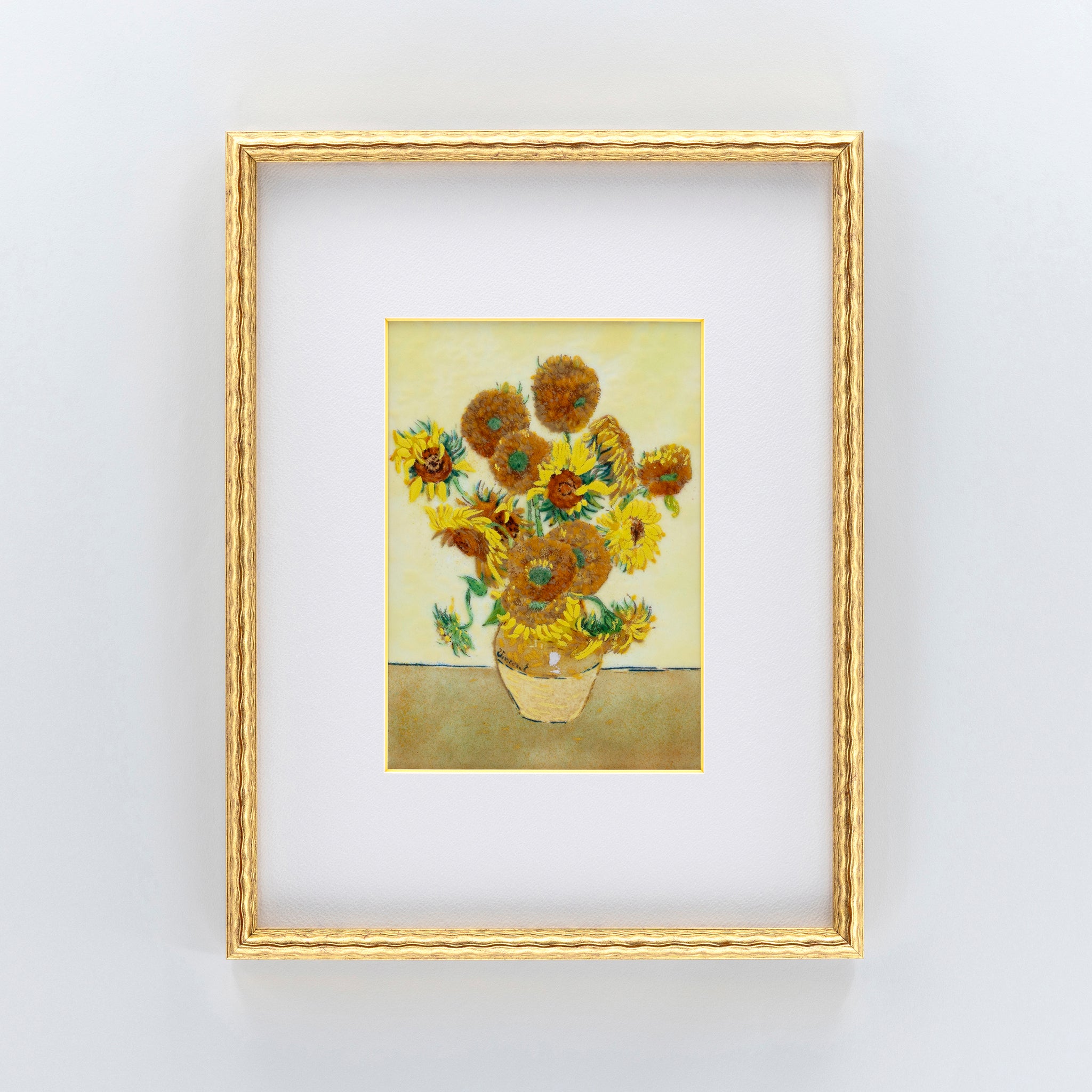 ゴッホのひまわり – 【京都・宇治】七宝焼絵画制作工房｜七彩工房