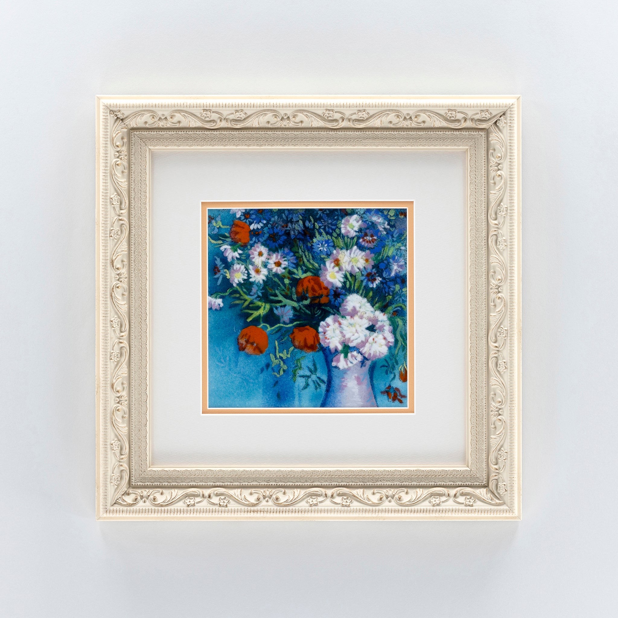 コーンフラワー（ゴッホ） – 【京都・宇治】七宝焼絵画制作工房｜七彩工房
