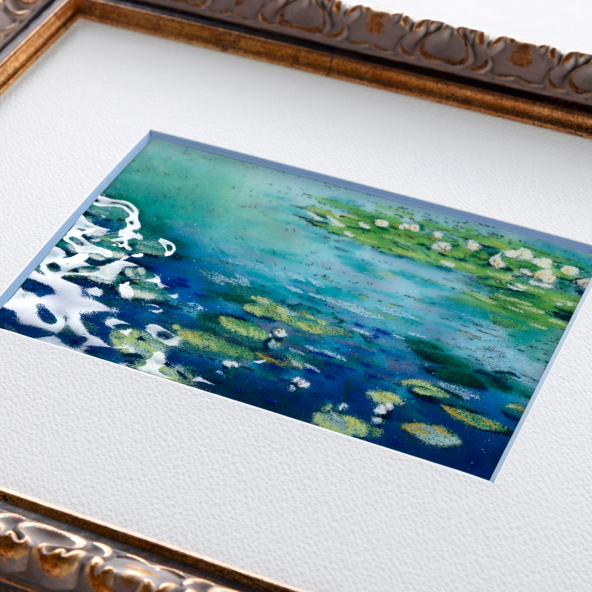 モネの睡蓮 – 【京都・宇治】七宝焼絵画制作工房｜七彩工房