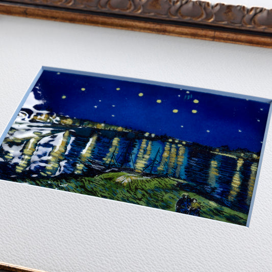 ローヌ川の星月夜（ゴッホ）