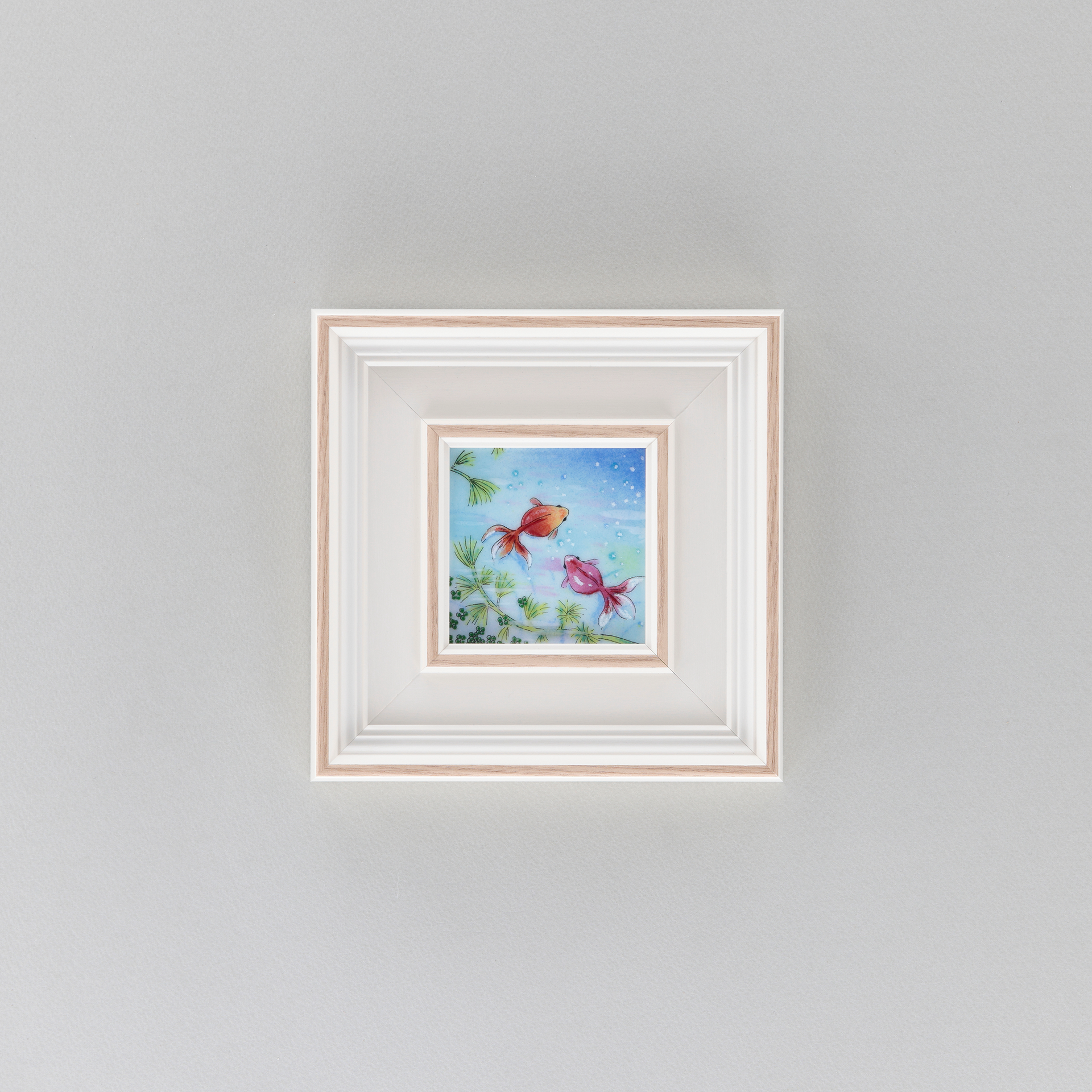フランス製金額縁付　金登美画家　水彩画 洋画家 鈴木信太郎 眞鶴新線 8号(P8) 優しいタッチが印象的な