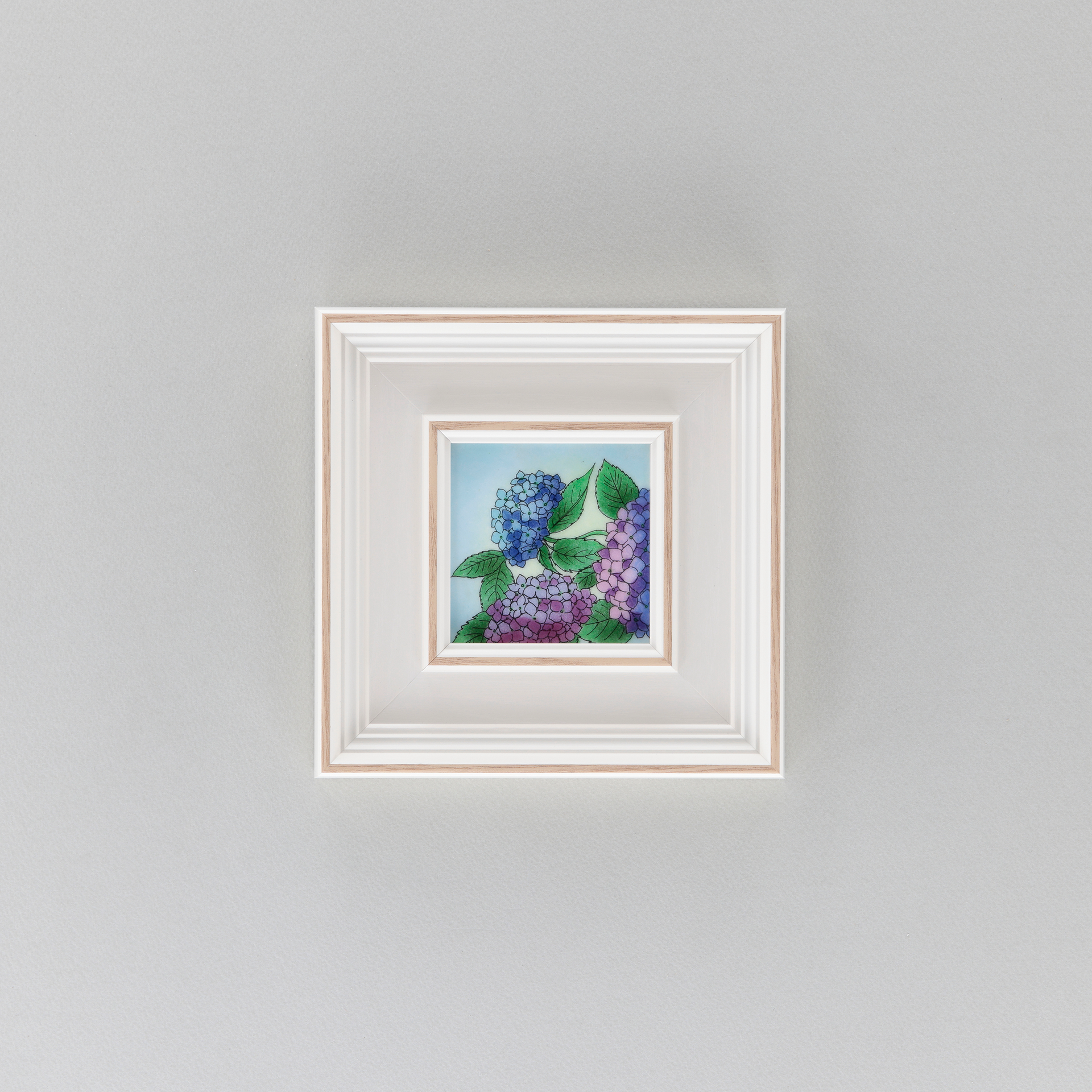 あじさい – 【京都・宇治】七宝焼絵画制作工房｜七彩工房