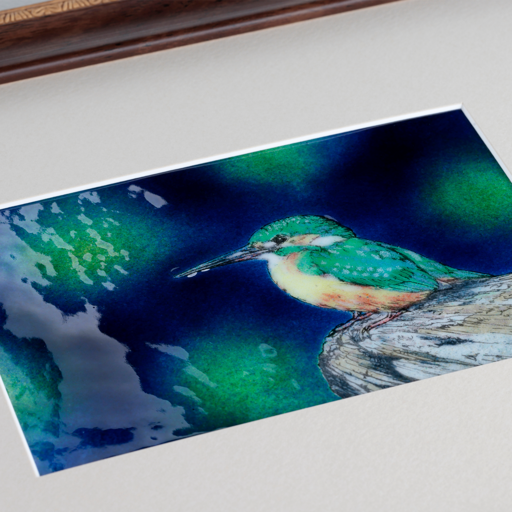 カワセミの七宝焼 カワセミ – 【京都・宇治】七宝焼絵画制作工房|七彩工房