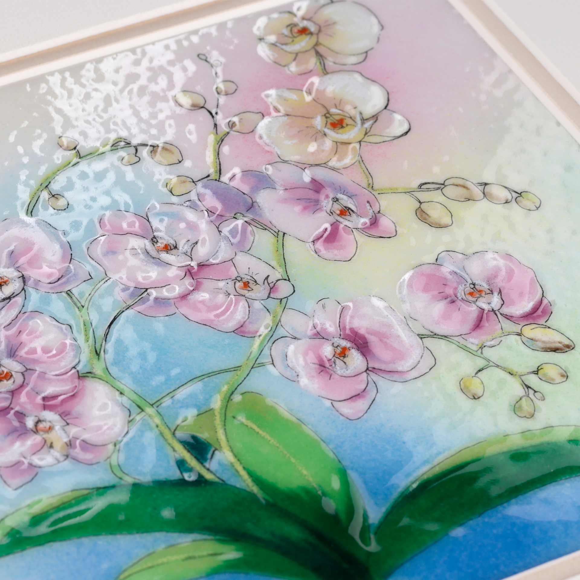 胡蝶蘭 – 【京都・宇治】七宝焼絵画制作工房|七彩工房 胡蝶蘭 – 【京都・宇治】七宝焼絵画制作工房|七彩工房